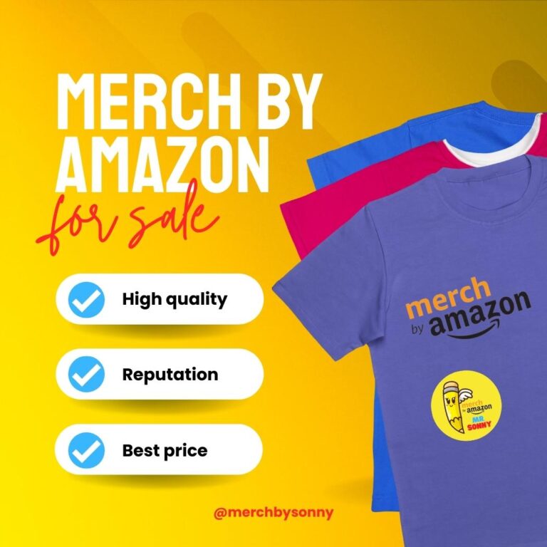 Merch By Amazon Account For Sale Merch By Amazon For Sale